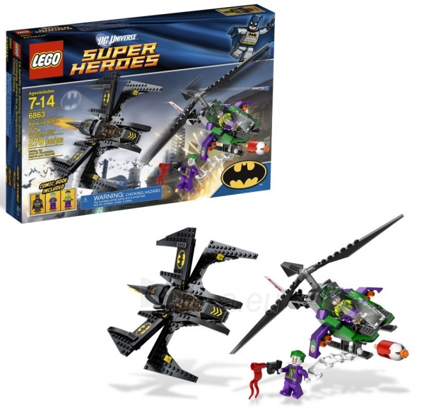 6863 LEGO Super Heroes Batwing Battle Over Gotham City paveikslėlis 2 iš 4