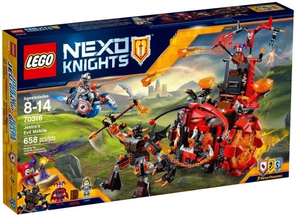 Konstruktorius 70316 Lego Nexo Knights Jestros Evil Mobile paveikslėlis 1 iš 1