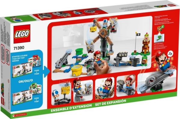 Konstruktorius LEGO Super Mario 71390 - Reznor Knockdown paveikslėlis 2 iš 6