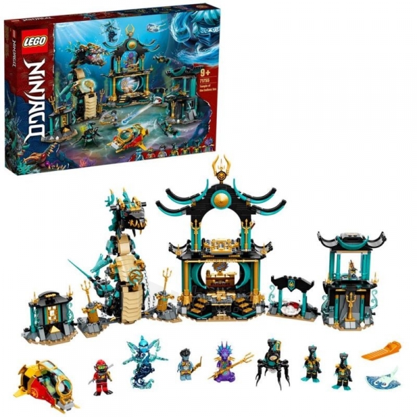 Konstruktorius LEGO Ninjago Begalinės jūros šventykla 71755 paveikslėlis 1 iš 6
