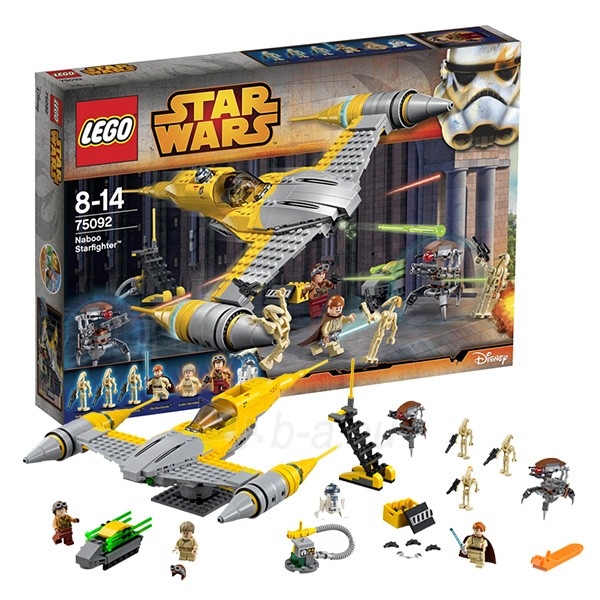 Konstruktorius 75092 LEGO Star Wars Звёздный истребитель Naboo, c 8 до 14 лет NEW 2016! paveikslėlis 1 iš 1