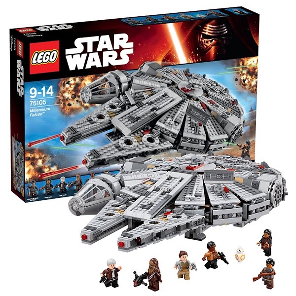 Konstruktorius 75105 LEGO Star Wars Millennium Falcon, c 9 до 14 лет NEW 2016! paveikslėlis 1 iš 1
