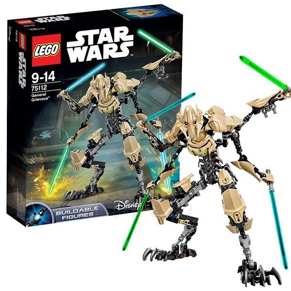 75112 LEGO Star Wars General Grievous, c 9 до 14 лет NEW 2015! paveikslėlis 1 iš 1