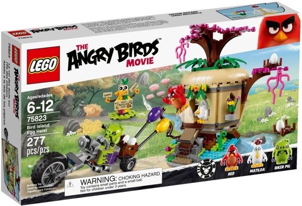 Konstruktorius LEGO Angry Birds Kiaušinio vagystė (75823), 6-12 m. vaikams paveikslėlis 1 iš 1