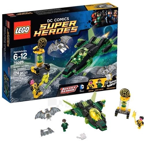 76025 LEGO Super Heroes Зелёный Фонарь против Синестро, c 6 до 12 лет NEW 2015! paveikslėlis 1 iš 1