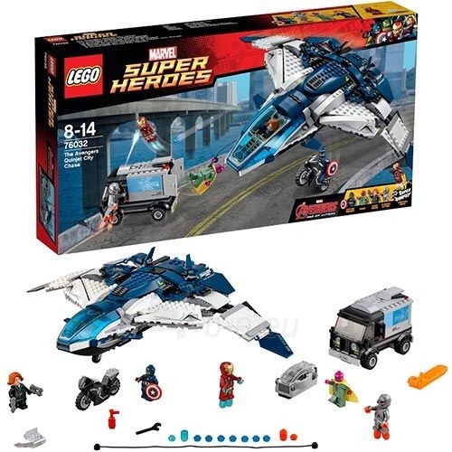 76032 LEGO Super Heroes The Avengers Quinjet City Chase, c 8 до 14 лет NEW 2015! paveikslėlis 1 iš 1