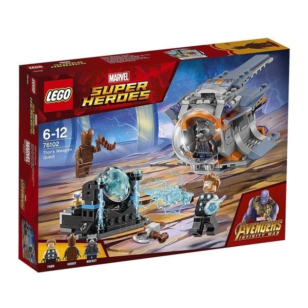 Konstruktorius 76102 LEGO Thor’s Weapon Quest, 6-12, NEW 2018! paveikslėlis 1 iš 1