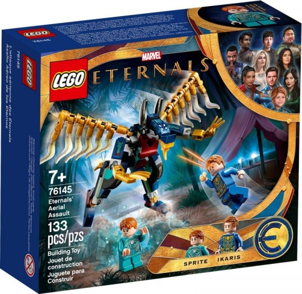 Konstruktorius LEGO Marvel Eternals 76145 - Amžinųjų puolimas iš padangių paveikslėlis 1 iš 6