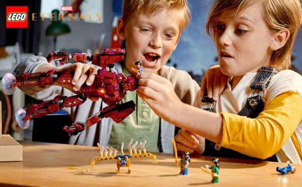 Konstruktorius LEGO Marvel Eternals 76155 - Amžinieji Arišemo šešėlyje paveikslėlis 3 iš 6
