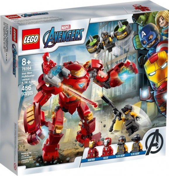 Konstruktorius LEGO Avengers Geležinis žmogus 76164, vaikams nuo 8+ amžiaus paveikslėlis 1 iš 1