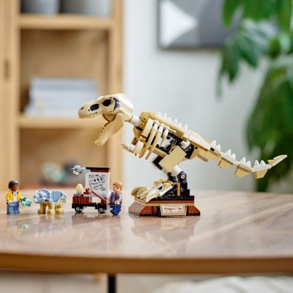 Konstruktorius 76940 LEGO® JURASSIC WORLD T-Rex Dinosaur Fossil Exhibition paveikslėlis 3 iš 6