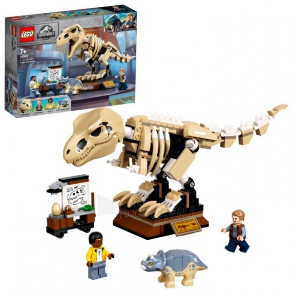 Konstruktorius 76940 LEGO® JURASSIC WORLD T-Rex Dinosaur Fossil Exhibition paveikslėlis 6 iš 6