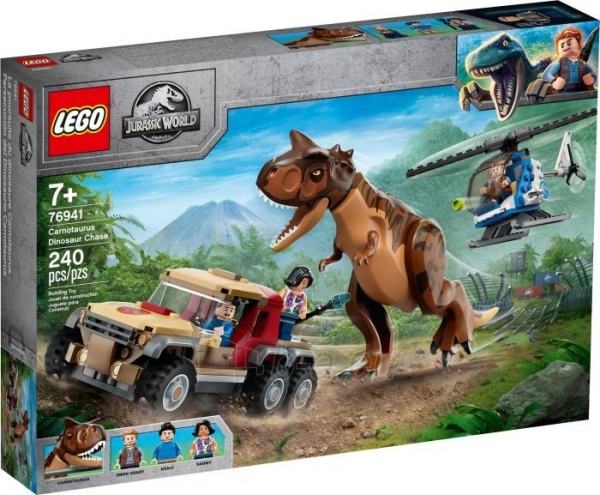 Konstruktorius LEGO Jurassic World Dinozauro Carnotaurus gaudynės 76941 paveikslėlis 1 iš 6