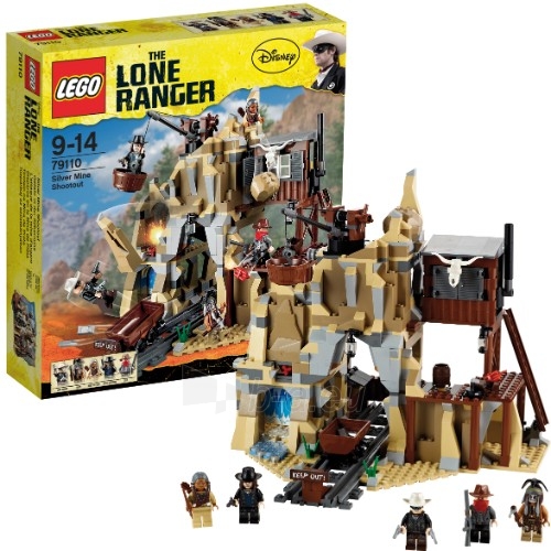 Konstruktorius LEGO The Lone Ranger Silver Mine Shootout 79110 paveikslėlis 1 iš 1
