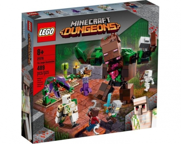 Konstruktorius LEGO Minecraft The Jungle Abomination 21176 paveikslėlis 1 iš 6