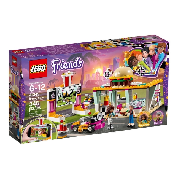 Konstruktorius LEGO 41349 Drifting Diner E1219 paveikslėlis 1 iš 4