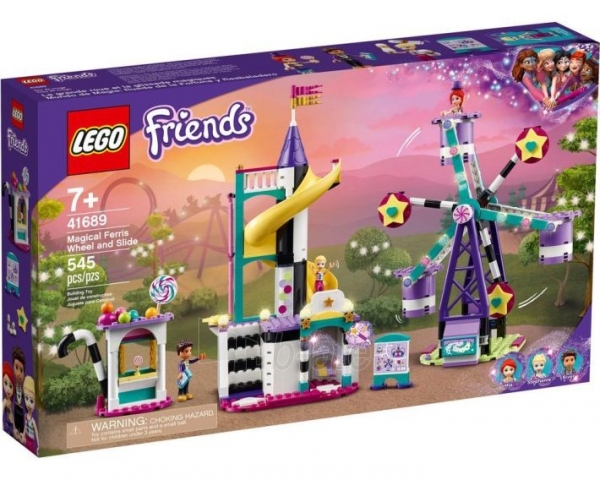 Konstruktorius LEGO 41689 Magical Ferris Wheel and Slide paveikslėlis 1 iš 6