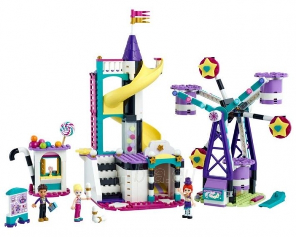 Konstruktorius LEGO 41689 Magical Ferris Wheel and Slide paveikslėlis 3 iš 6
