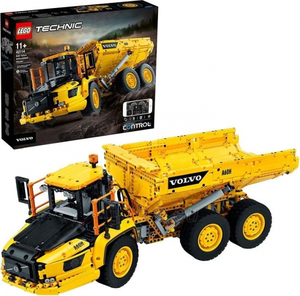Konstruktorius LEGO 42114 Technic 6x6 Volvo Articulated Hauler Truck paveikslėlis 2 iš 6