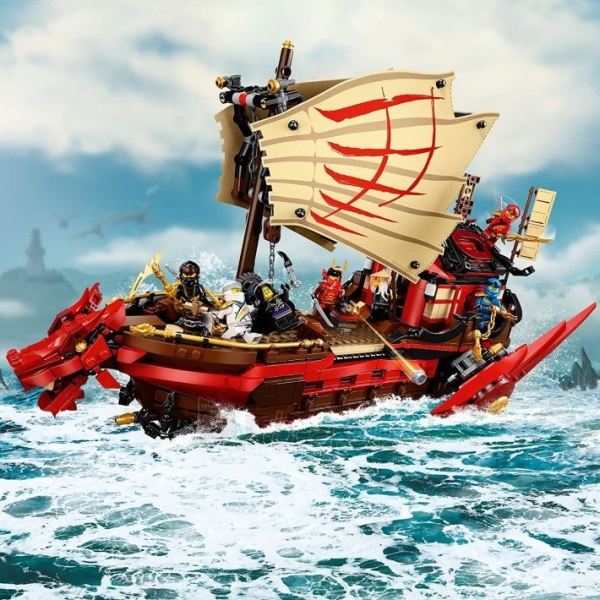 Konstruktorius LEGO 71705 NINJAGO Legacy Destinys Bounty Playset, Battle Ship paveikslėlis 3 iš 6