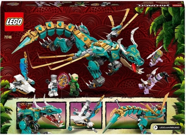 Konstruktorius LEGO NINJAGO Džiunglių drakonas 71746 paveikslėlis 4 iš 6