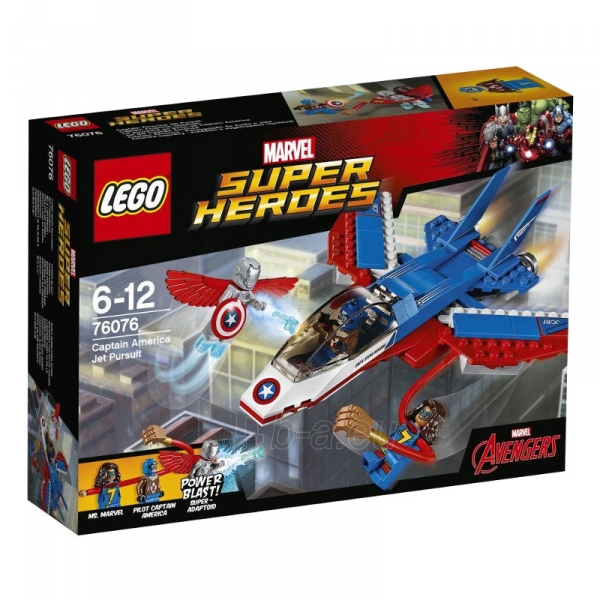 Konstruktorius LEGO Captain America Jet Pursuit paveikslėlis 1 iš 1