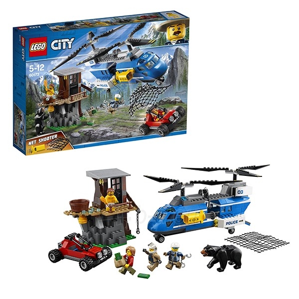 Konstruktorius LEGO City Policija - Sulaikymas kalnuose 60173 paveikslėlis 1 iš 1
