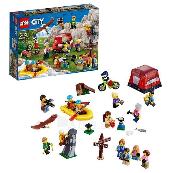 Konstruktorius LEGO City Lego žmogeliukai - Nuotykiai lauke 60202 paveikslėlis 1 iš 1