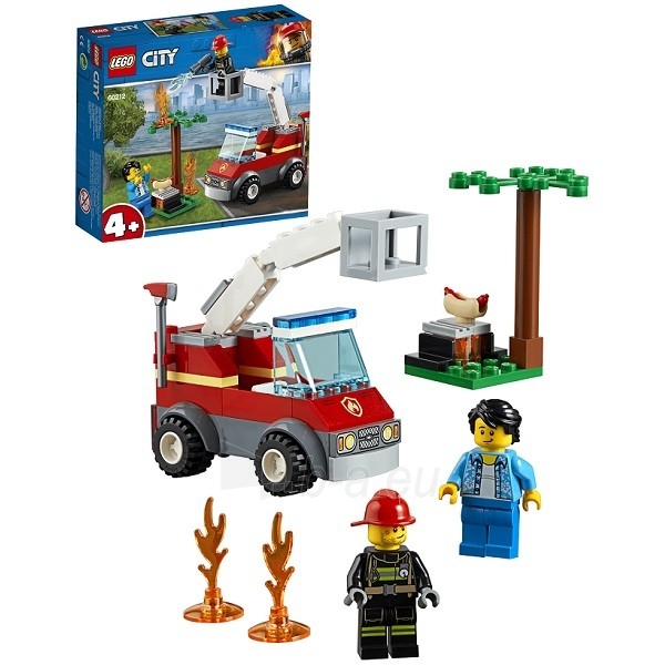 Konstruktorius LEGO City Gaisrinė - Kepsninės gaisras 60212 paveikslėlis 1 iš 1