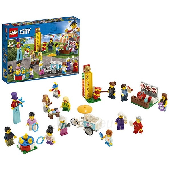 Konstruktorius LEGO City Pramogų mugės žmogeliukų rinkinys 60234 paveikslėlis 1 iš 1