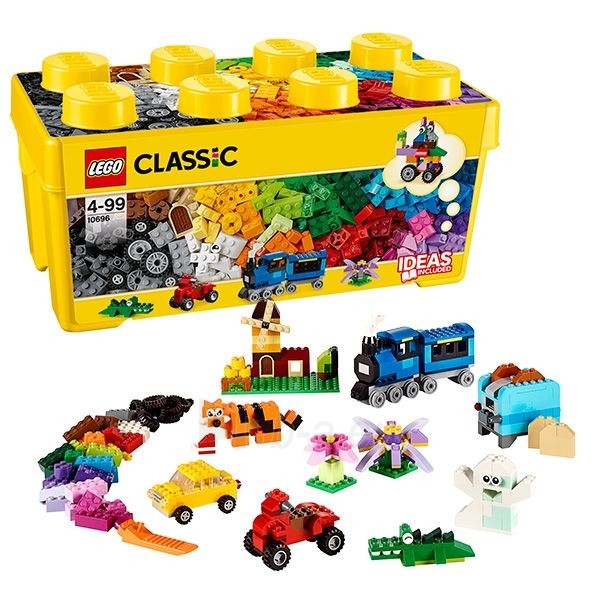 Konstruktorius Lego Classic Vidutinio dydžio kaladėlių dėžė 10696 paveikslėlis 1 iš 1
