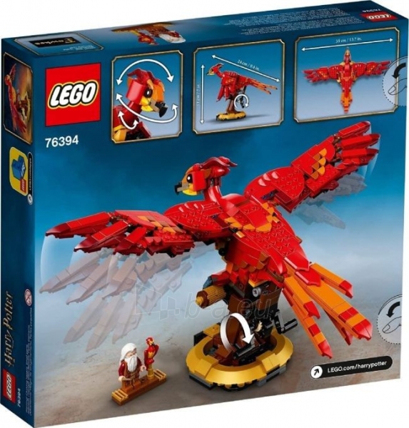 Konstruktorius 76394 Lego Harry Potter Fawkes, Dumbledores Phoenix paveikslėlis 3 iš 6