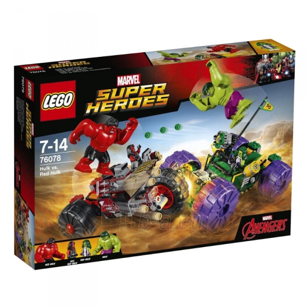 Konstruktorius LEGO Hulk vs.Red Hulk paveikslėlis 1 iš 1