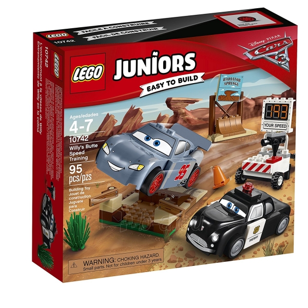 Konstruktorius Lego Juniors 10742 Willys Butte Speed Training paveikslėlis 1 iš 6