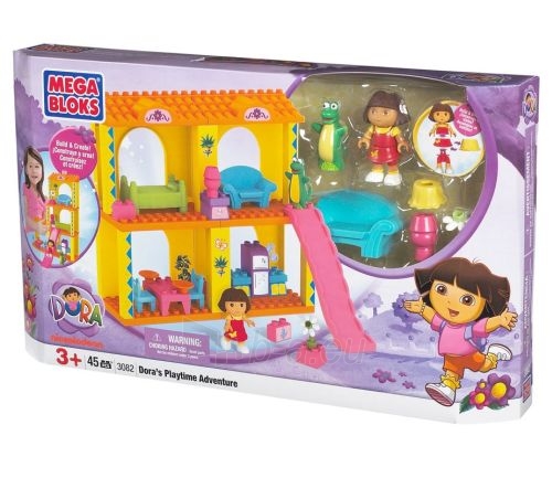 Konstruktorius MEGA BLOKS 3082 Dora`s Playtime Adventure namukas paveikslėlis 1 iš 2