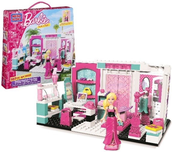 Mega Bloks Barbie 80225 Fashion Boutique 107 pcs paveikslėlis 1 iš 1