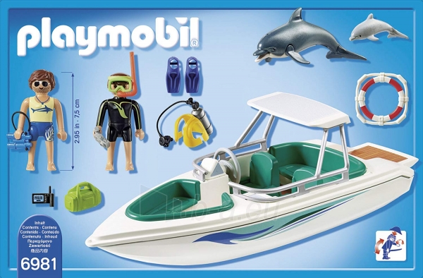 Konstruktorius Playmobil 6981 Diving Trip with Speedboat paveikslėlis 3 iš 3
