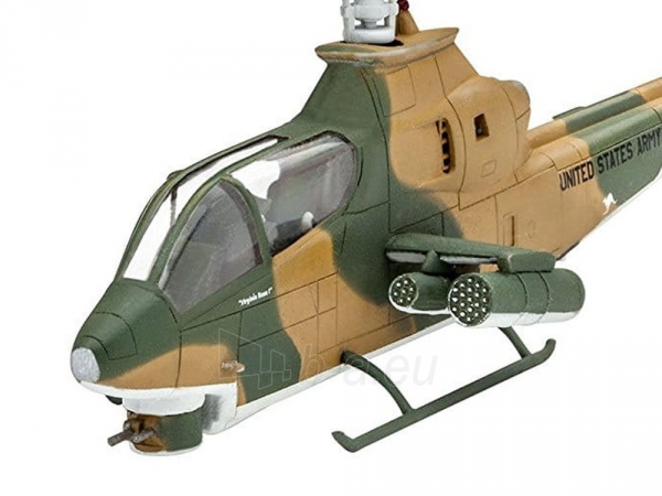 Klijuojamas konstruktorius Sraigtasparnis AH-1 COBRA, 52 elementai paveikslėlis 4 iš 8