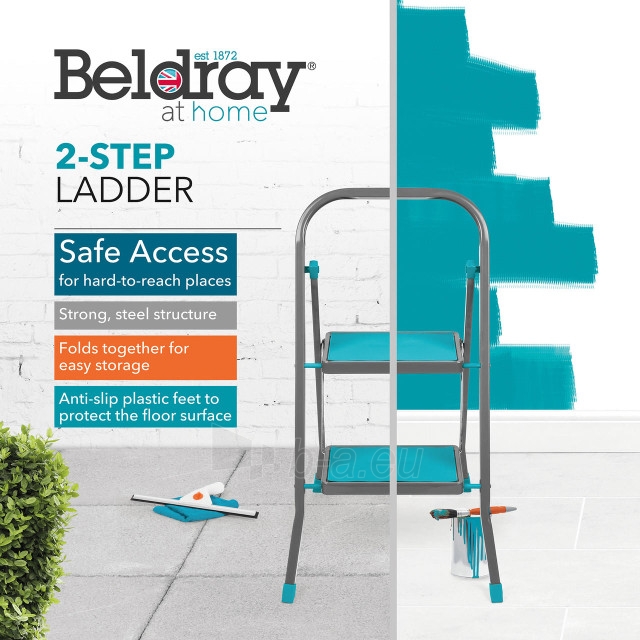 Kopėčios Beldray LA023957TQEU7 2 step ladder paveikslėlis 9 iš 9