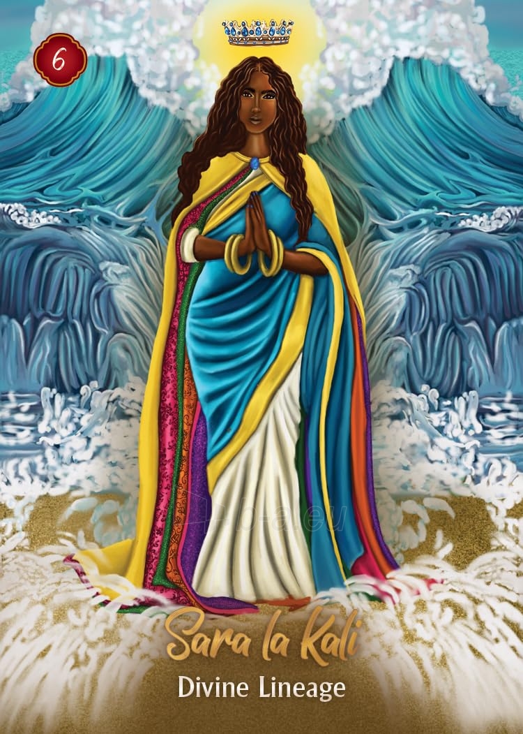 Kortos African Goddess Rising Pocket Oracle Hay House paveikslėlis 5 iš 7