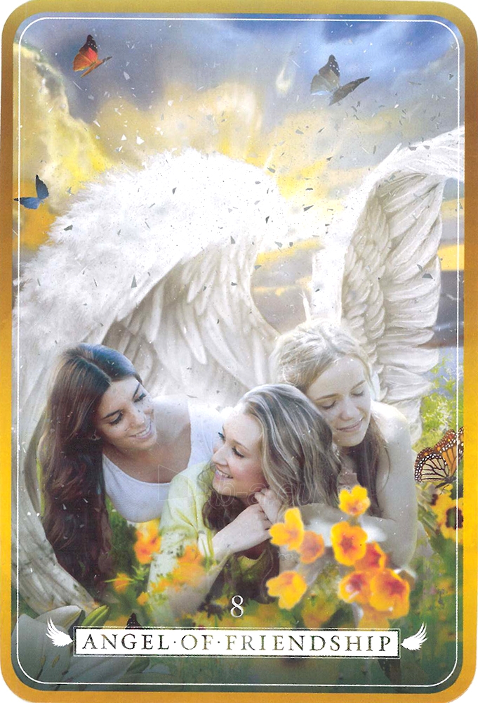 Kortos Angel Reading paveikslėlis 3 iš 7