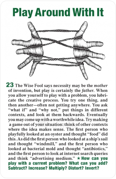 Kortos Ask the Wise Fool paveikslėlis 11 iš 11