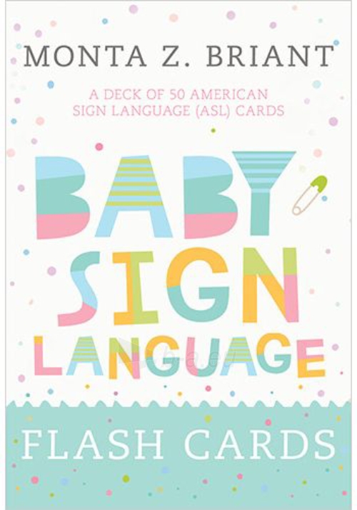 Kortos Baby Sign Language Flash (ASL) gestų kortelės Hay House paveikslėlis 9 iš 10
