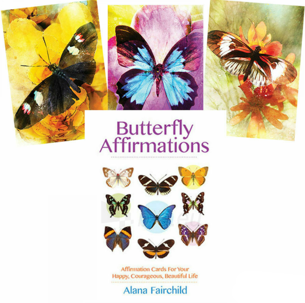 Kortos Butterfly Affirmations paveikslėlis 2 iš 10