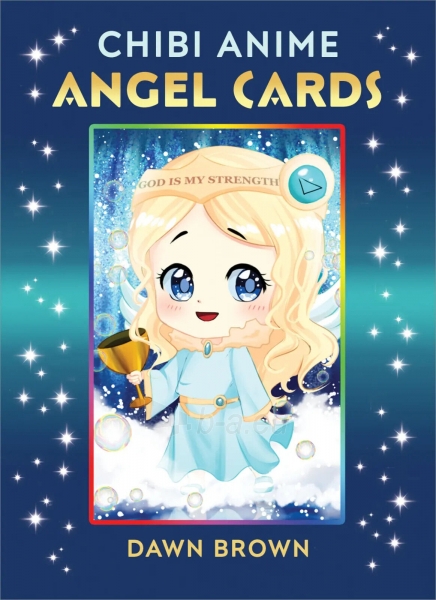 Kortos Chibi Anime Angel Findhorn Press paveikslėlis 4 iš 9