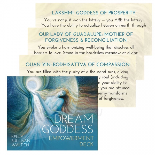 Kortos Dream Goddess Empowerment Inspiration paveikslėlis 1 iš 6