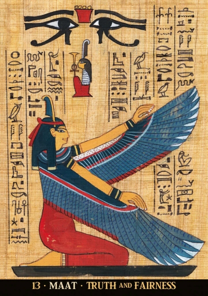 Kortos Egyptian Gods Oracle paveikslėlis 7 iš 10