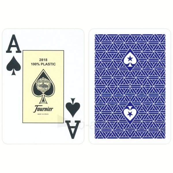 Kortos Fournier EPT pokerio (Mėlynos) paveikslėlis 7 iš 7