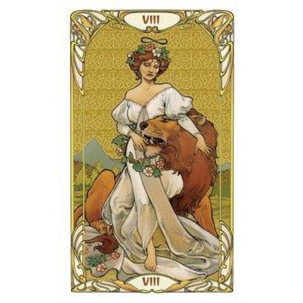 Kortos Golden Art Nouveau Tarot Mini paveikslėlis 3 iš 7