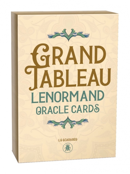 Kortos Grand Tableau Lenormand Oracle paveikslėlis 7 iš 8